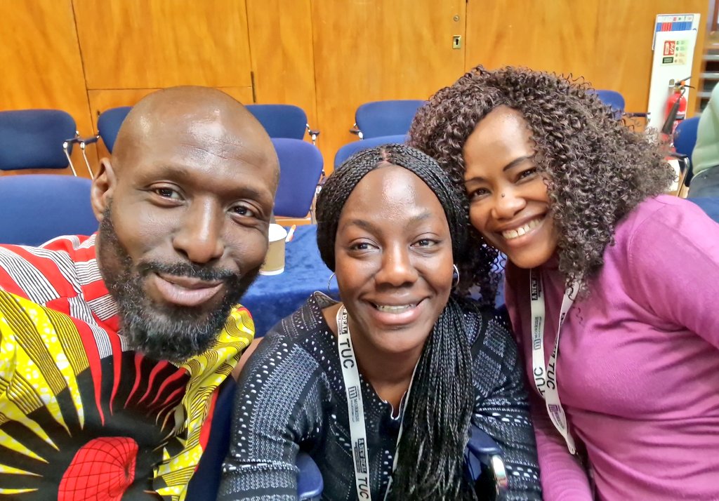 ValerieABossman's tweet photo. .@nowak_paul spot on remarks, so well timed too! Many #BlackMembers disscusants spoke about the importance of #policy as #RepresentationMatters #TUC
Thank you .@The_TUC what a weekend of #Solidarity & #UnionStrong mobilising it was great seeing #legendary unionist reference back the importance of #people power!
31 Unions came together, delegates, visitors & guests leave the weekend ready to hold our #government to account! A big congrats to the elected TUC exec' proud of you all!
