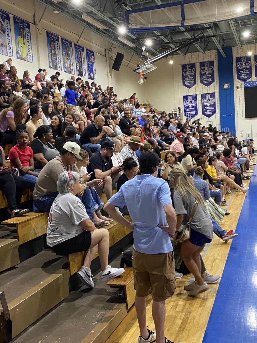 Steve Sylestine (@stevesylestine) on Twitter photo Great crowd <a href="/S3AHoopsCoaches/">San Antonio Area Association of Basketball Coaches</a> 🏀all star game <a href="/OLLUSaints/">OLLUSaintsAthletics</a>. Super competitive game!
<a href="/OLLUSaints/">OLLUSaintsAthletics</a> Great crowd <a href="/S3AHoopsCoaches/">San Antonio Area Association of Basketball Coaches</a> 🏀all star game <a href="/OLLUSaints/">OLLUSaintsAthletics</a>. Super competitive game!
<a href="/OLLUSaints/">OLLUSaintsAthletics</a>