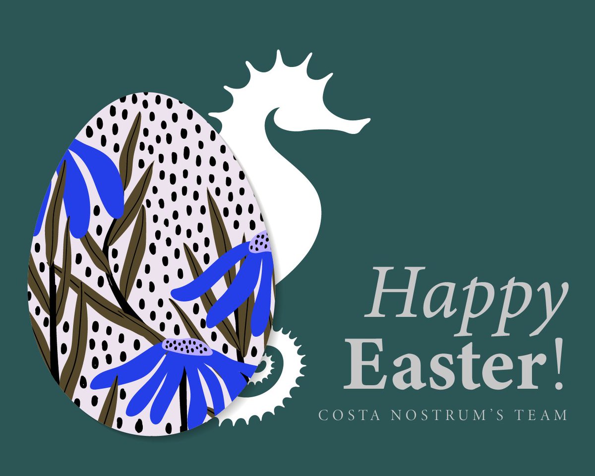 🥚✝ Happy Easter from all of us at Costa Nostrum!
Wishing you health, love and a more sustainable future.

#Easter #Sustainability #CostaNostrum