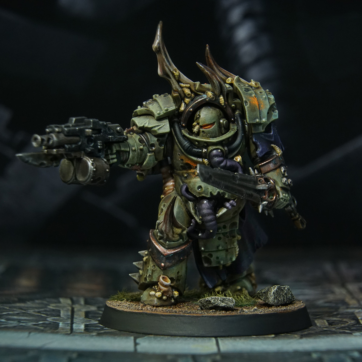 MatveyevDimitry's tweet photo. Blightlord Terminator
@warhammer 
#warhammer #warhammer40k #warhammer40000 #40k #wh40k #warhammerpainting #paintingwarhammer #paintingminiatures #deathguard #deathguard40k #blightlordterminators #terminatorarmor #chaos #chaosspacemarines #nurgle #nurgle40kBlightlord https://t.co/8zJxilI8Xk