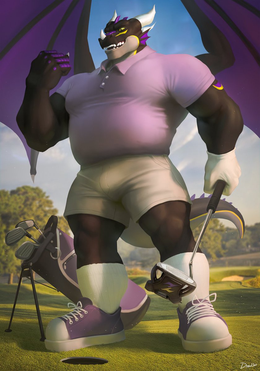 For over a year, Zael struggled with the elusive milestone facing all new golfers of landing a birdie; a rare perfect shot on a par 3 set him up to finally clinch the achievement!

Absolutely AMAZING c0mmish by <a href="/Drawller/">Drawller</a>!