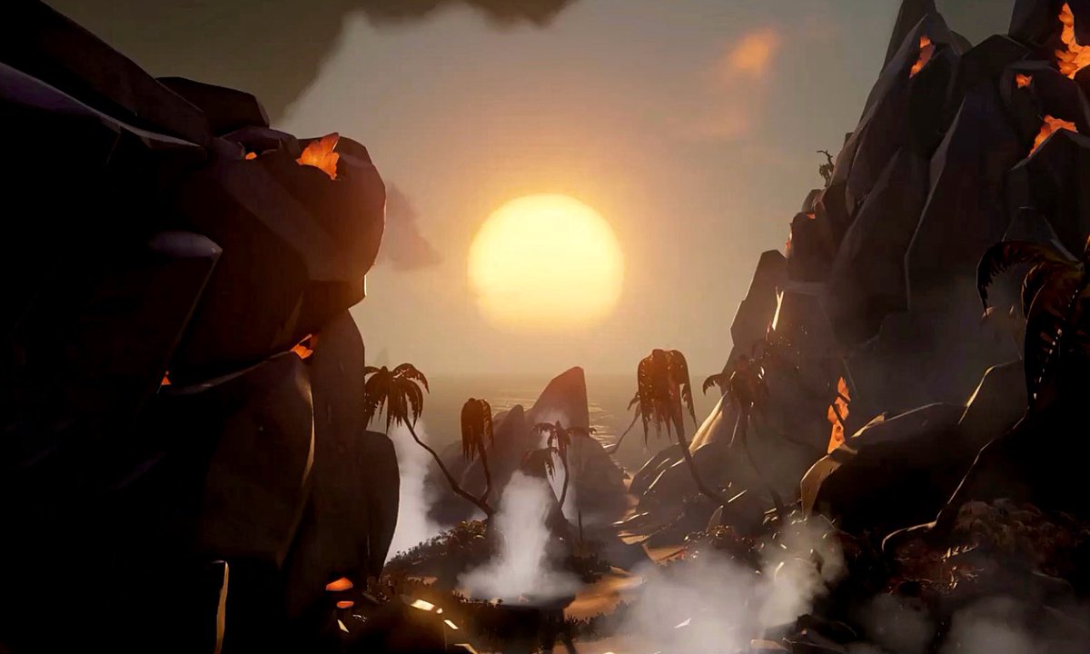 Three of my favorite shots for “Heart-stopping horizons”.

#SoTShot <a href="/SeaOfThieves/">Sea of Thieves</a>