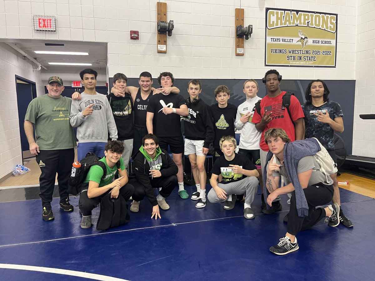 DJHSWrestling's tweet image. Great day of wrestling at the Teays Valley Spring Duals as we finished 2-2 on the day! Thanks to all the Jerome, Scioto, New Albany, and Log Elm kids that wrestled with us today.