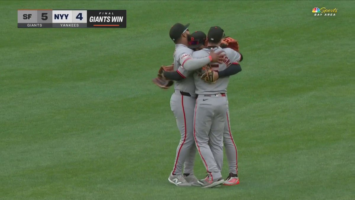 Series victory in the Bronx 😃