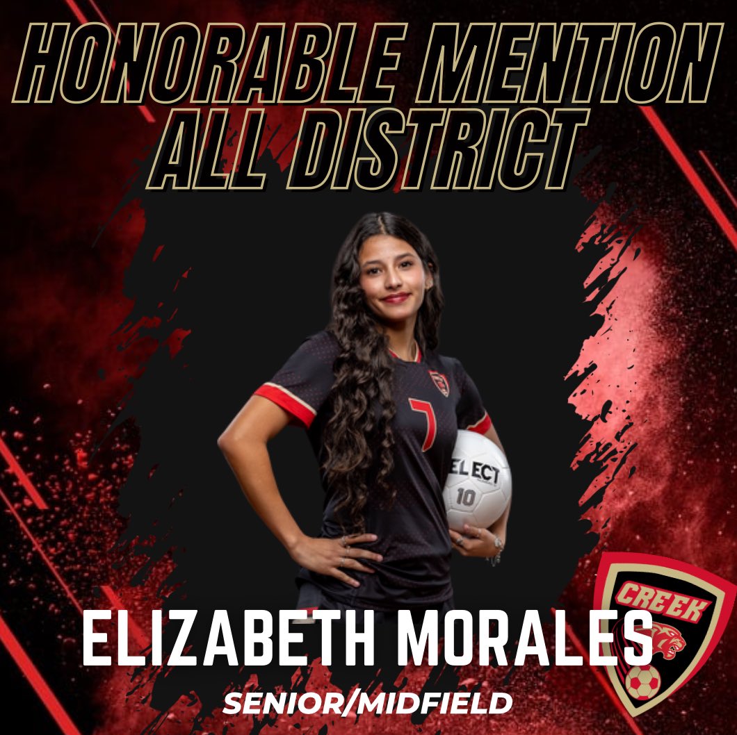 From holding center mid to center back to even back up goalkeeper… She always steps up wherever we need her! Congratulations Elizabeth! #alldistrict #13-6A