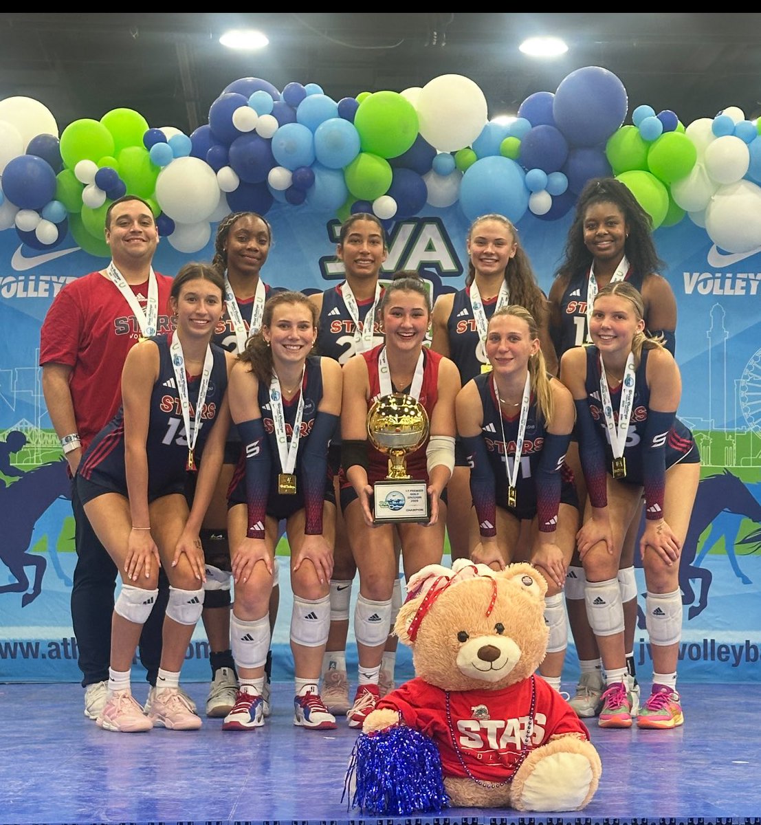 Proud of Addison and her teammates! Stars 17-1 Alex went up to Louisville and won the JVA World Challenge! Didn’t drop a set in pool play or bracket play!