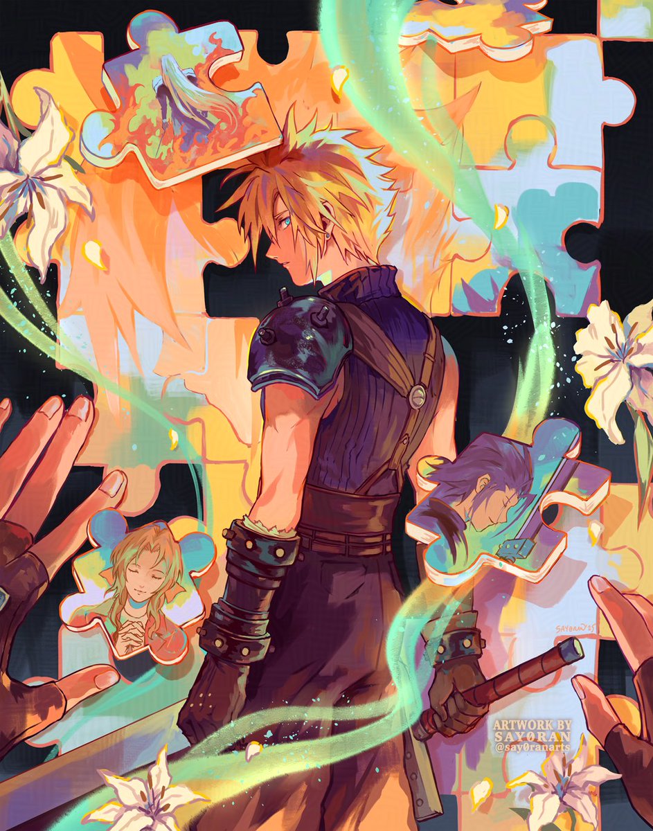 scattered pieces🧩 #FF7