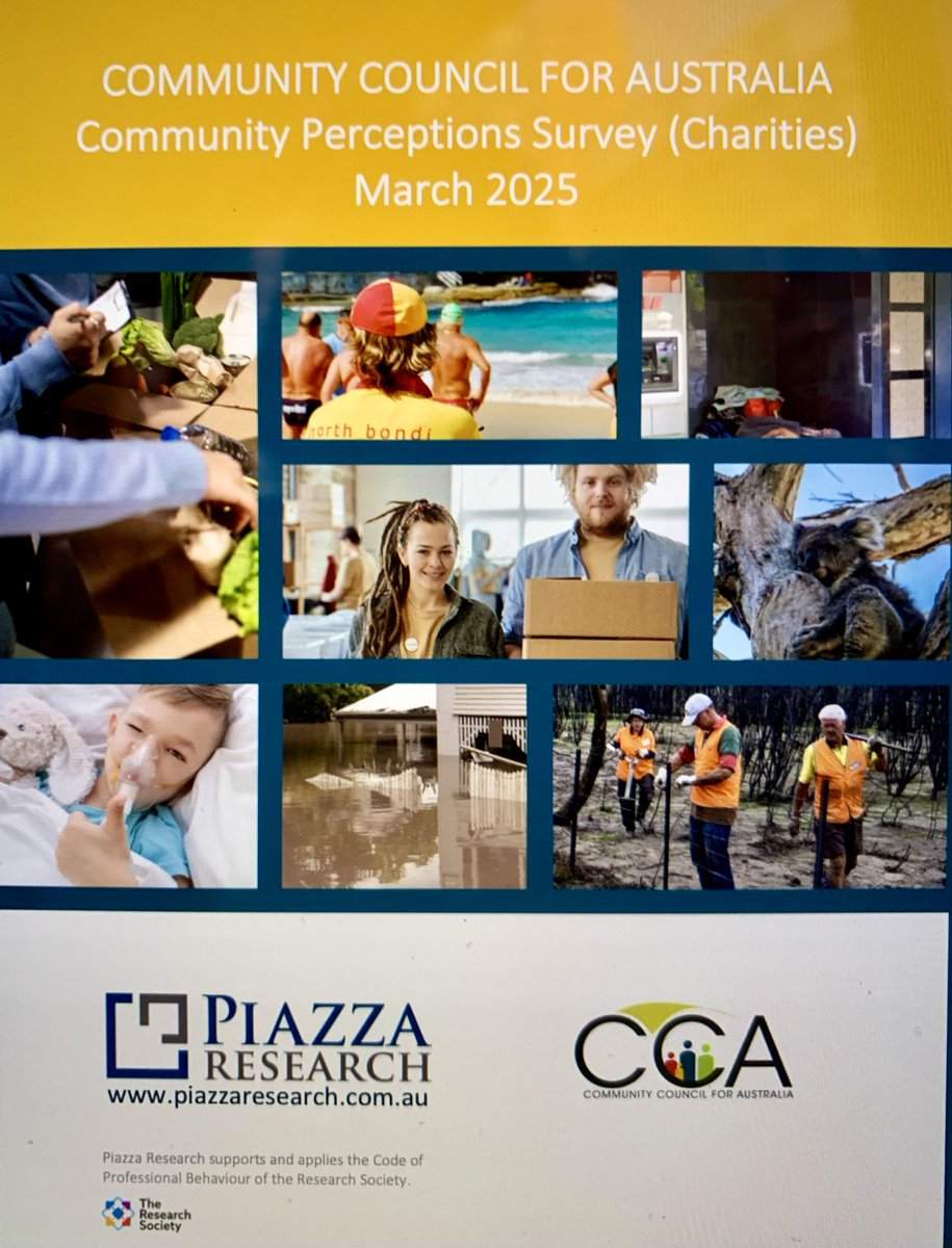 Voters want more and better support for charities. Survey of over 4,600 voters in 20 marginal electorates has revealed there is deep concern about what is happening to charities on a national and local level. 
See: communitycouncil.com.au/2025/04/14/med…