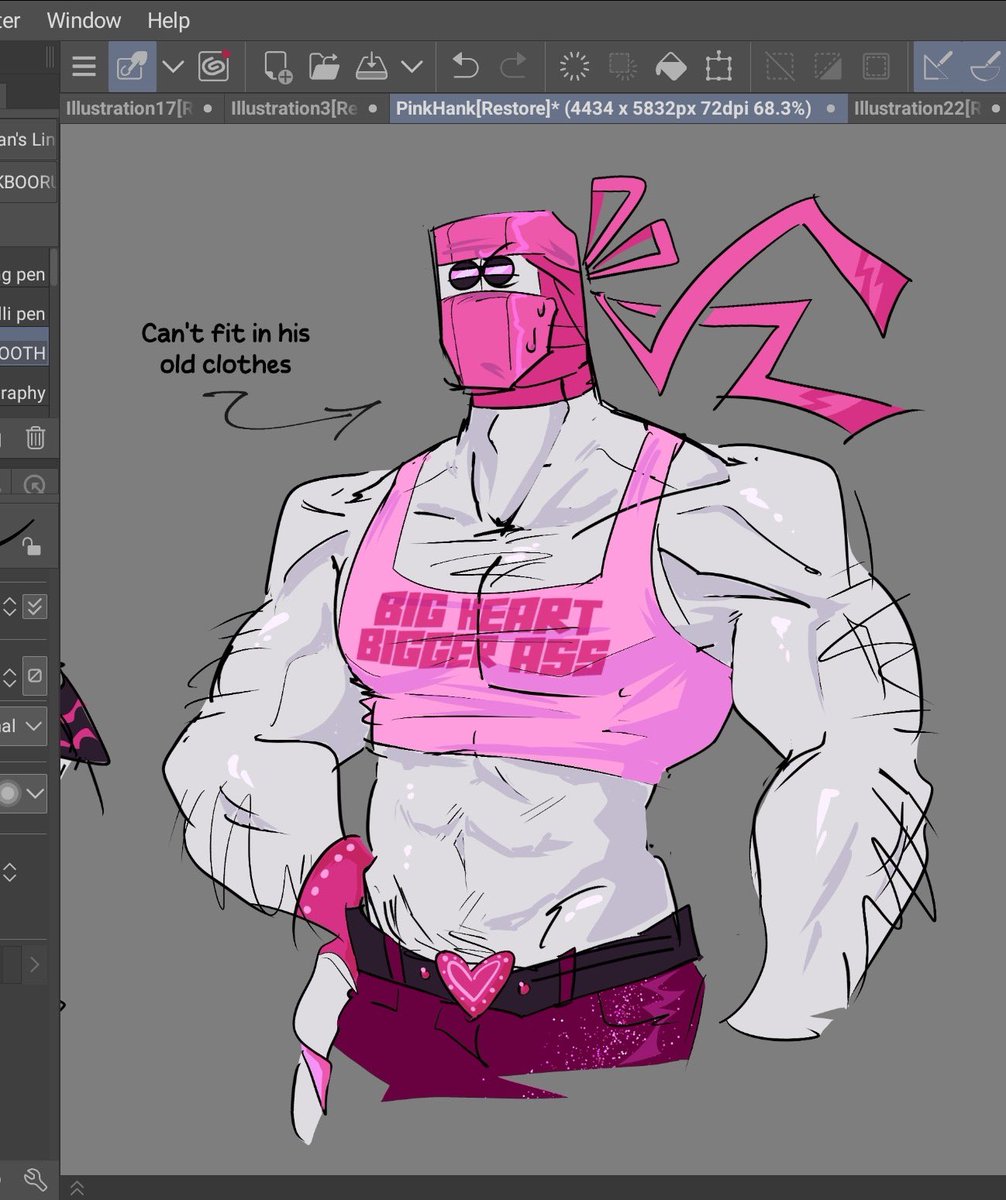 xenus_x's tweet image. I had to figure out how to draw him..

#madcom #madnesscombat #pinkhank