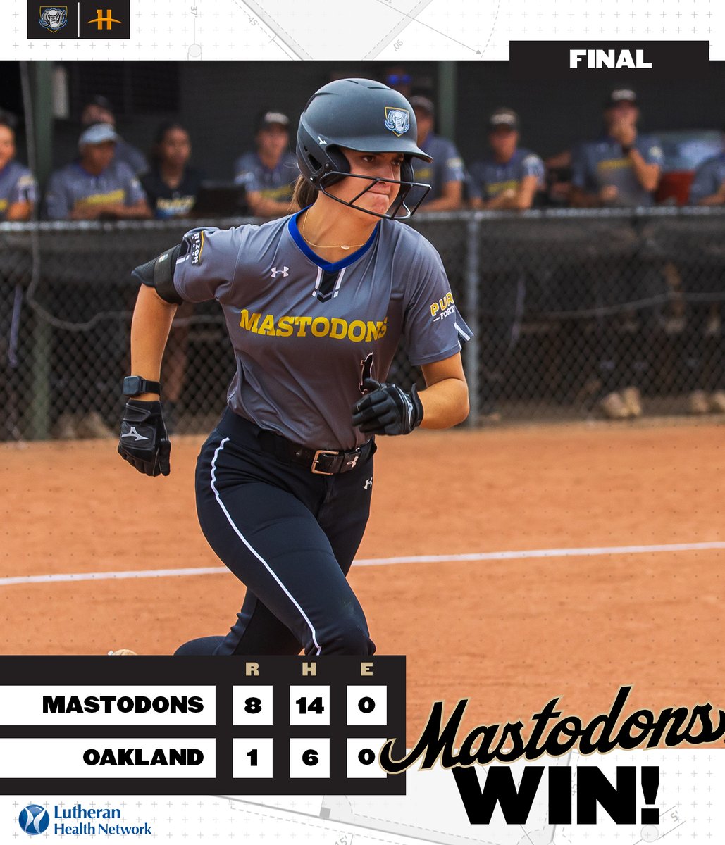 Bailey Manos came up a single short of the cycle and led Purdue Fort Wayne to an 8-1 win over Oakland! Series dub!

#FeelTheRumble #HLSB