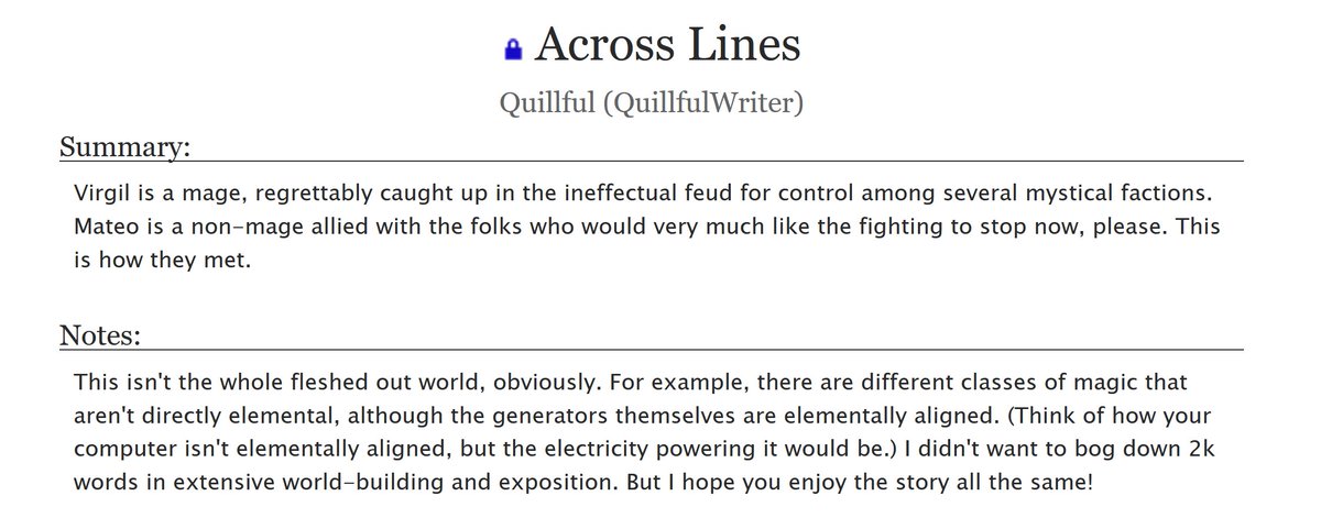 Written for <a href="/aoazine/">Anthology of Artists Zine</a> to share one of my favorite 🌈 OC pairings: archiveofourown.org/works/64676152

#originalcharacters #ocs #Zine