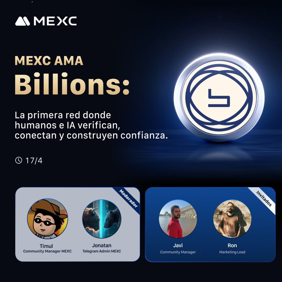 🚨 ¡Se viene AMA con <a href="/billions_ntwk/">Billions</a>!

Billions, el proyecto que está captando la atención en la escena cripto, escucharemos de su visión y de todo lo que se viene.

¡Deja tu pregunta para Billions en los comentarios!

Participa aquí: x.com/i/spaces/1lDxL…

Te esperamos el