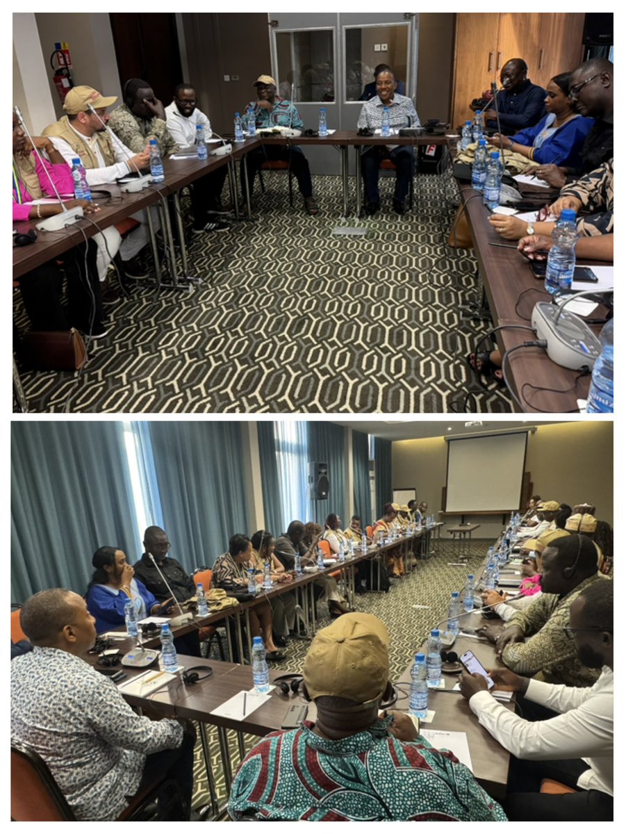 AUC_PAPS's tweet photo. S.E. @TrovoadaPatrice, Chef de la MOEUEA pour les élections présidentielles du 12 avril 2025 au #Gabon, a tenue une session de debriefing avec les observateurs électoraux de l'#UA sur leur observation de l'élection presidentielle à travers le pays. Il leur a remis des 1/2 https://t.co/nlU4ApKPry