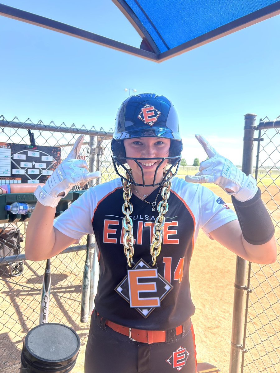 Tulsa Elite 27/28 National (@tulsaelite2728) on Twitter photo Brynlee Hopkins <a href="/brynlee_hopkins/">Brynlee Hopkins 2027</a>, 2027 3B/SS, with a deep solo fly to lead off the gameβ a no doubter over the 225β fence. Yeah, B! #BeElite #elitegirlsswingit Brynlee Hopkins <a href="/brynlee_hopkins/">Brynlee Hopkins 2027</a>, 2027 3B/SS, with a deep solo fly to lead off the gameβ a no doubter over the 225β fence. Yeah, B! #BeElite #elitegirlsswingit