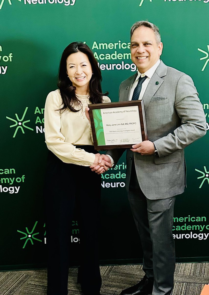 crampologist's tweet photo. So great to see my amazing colleagues and collaborators from the University of Toronto receive awards at the AAN this week! 🙏@MattBurkeMD @DrMarkBoulos @mjlimfat @womensneurology (Esther Bui) https://t.co/glZrV8tx4x