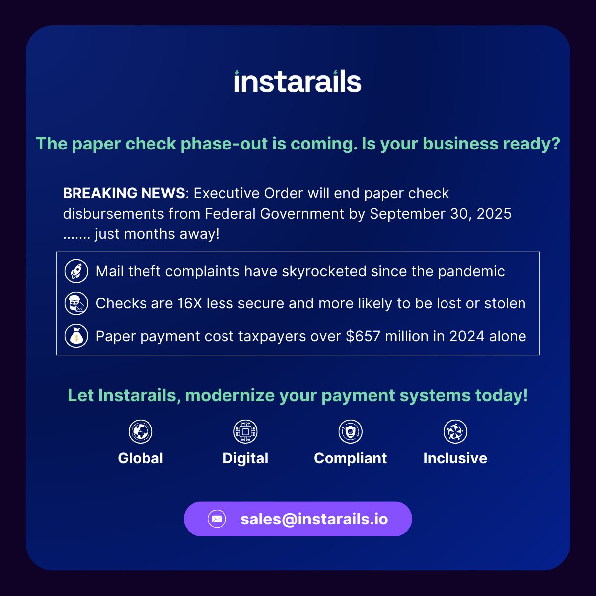 Instarails (@instarailspay) on Twitter photo 