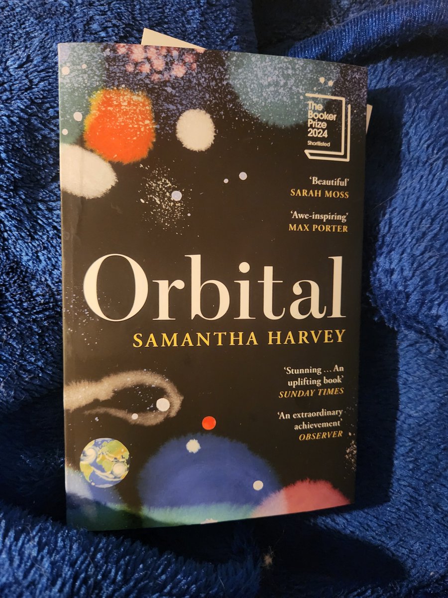 Always loved Samantha Harvey's books and #Orbital is no exception. 

"The earth is a mother waiting for her children to return, full of stories and rapture and longing."