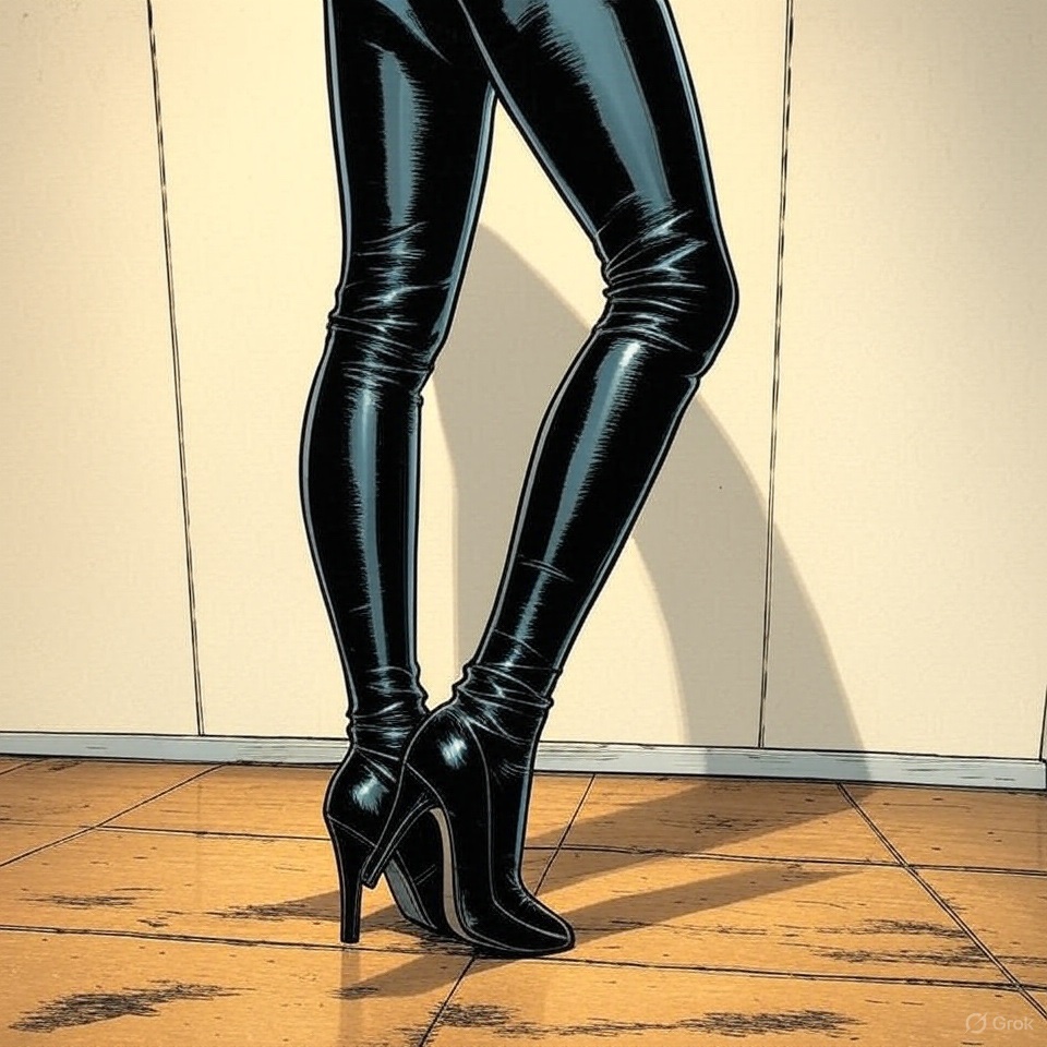 An impression of Grok painting my profile picture. Not so bad. What do you think? |

Ein Eindruck von Grok, der mein Profilbild gemalt hat. Gar nicht so schlecht. Was meint ihr?

#KI #Grok #Overknee #Stiefel #boots