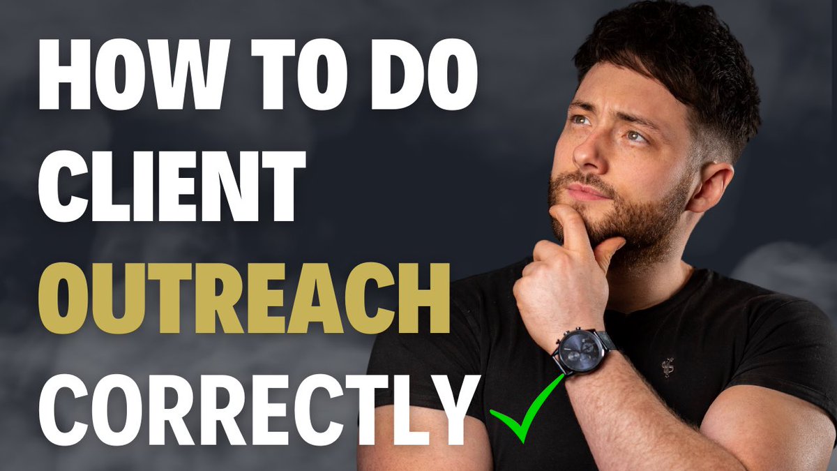 Hey all - hope you’ve had a lovely weekend!

THIS IS A MUST WATCH FOR ALL ONLINE BUSINESS OWNERS AND COACHES👇 

There’s so many bad practices around outreach. This is my solution. 

m.youtube.com/watch?v=cyQuMQ…