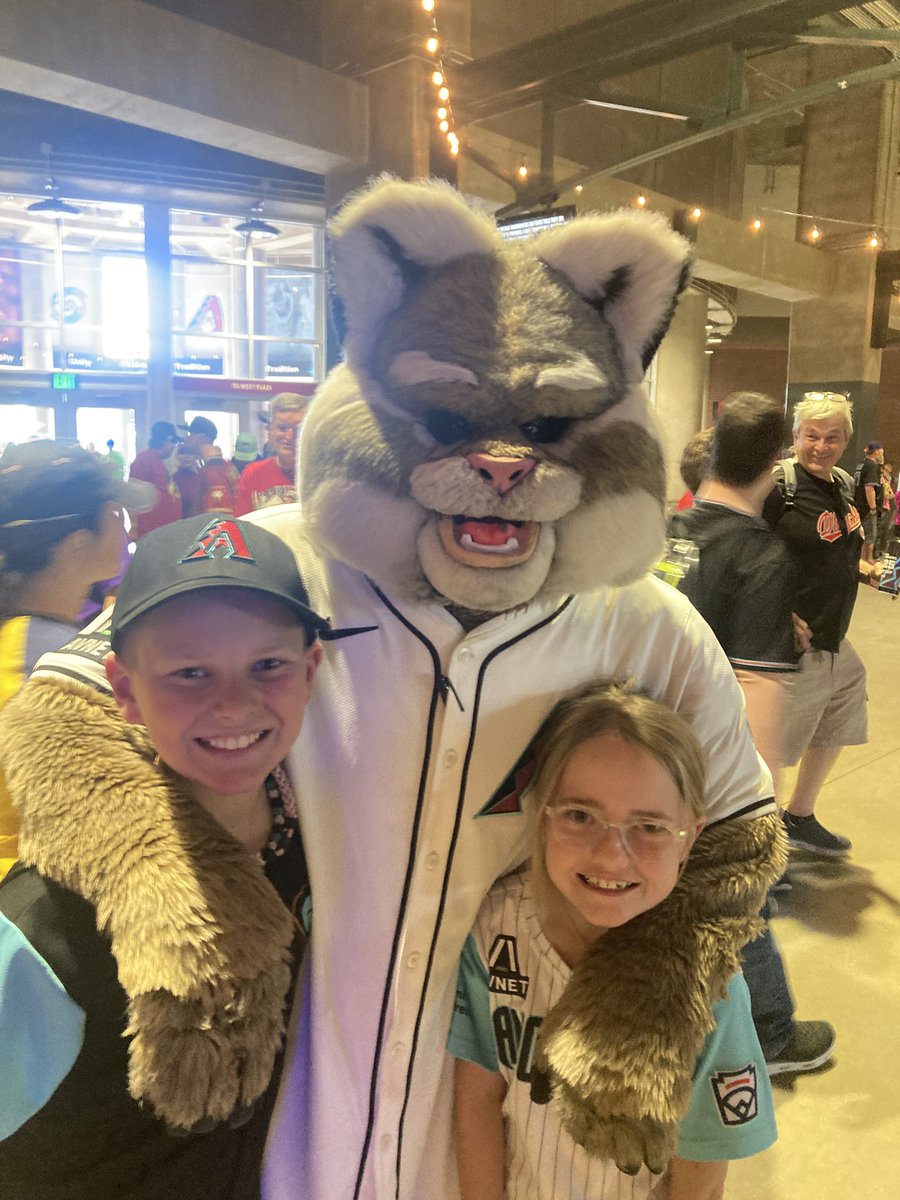 EricSPorteous's tweet photo. Repping Gilbert National Little League and hoping for a #DBacks win! #WhatAFan #GNLL #ThereCanOnlyBeOneGilbert https://t.co/dzszrgbPq0