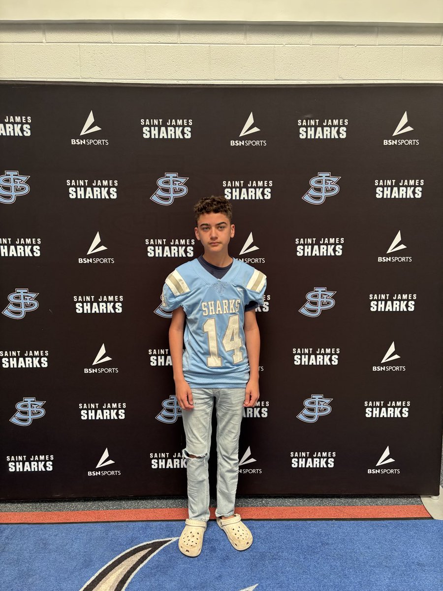 Welcome to St. James.  We look forward to having Logan Thompson in our program.  Work hard so you can be a good running back.