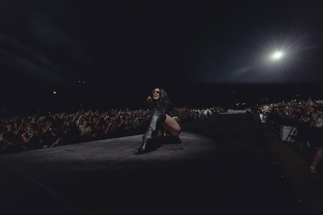 Charli xcx performing at Coachella. 

📸: Henry Redcliffe