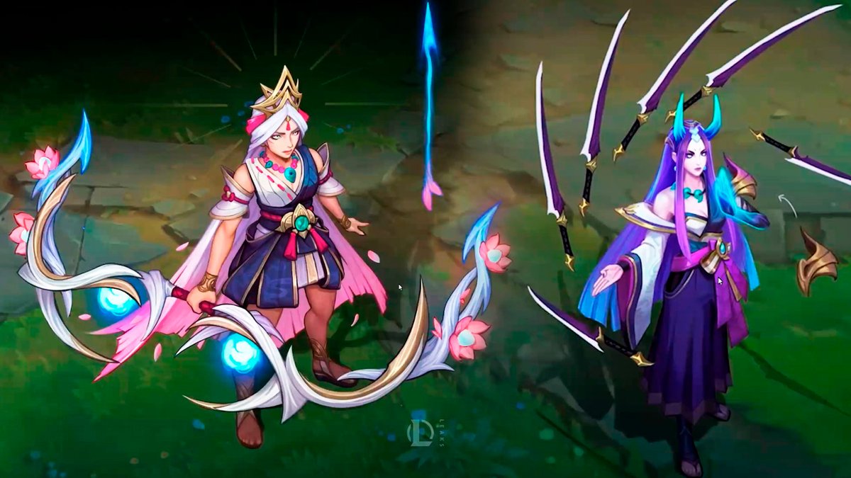 LeagueOfLeaks's tweet photo. First Look at the New Legendary Spirit Blossom skins for Ashe and Irelia ‼️

(via @BigBadBear_) https://t.co/pnwL6vsX7S
