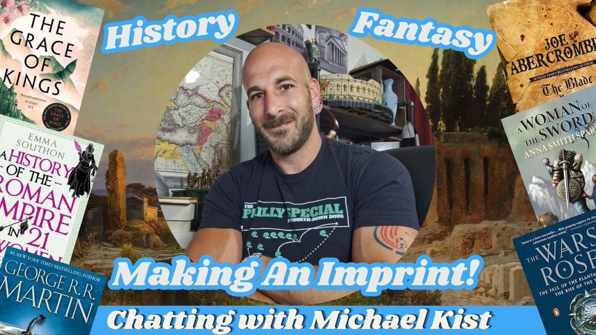 thewolfandcrow1's tweet image. Had the pleasure of chatting to Michael Kist (@KistReadsBooks) about fantasy, history and his own imprint over on The Brothers Gwynne… he’s awesome! Hope you check it out :).
youtu.be/zh7s6E2gYtU?si…