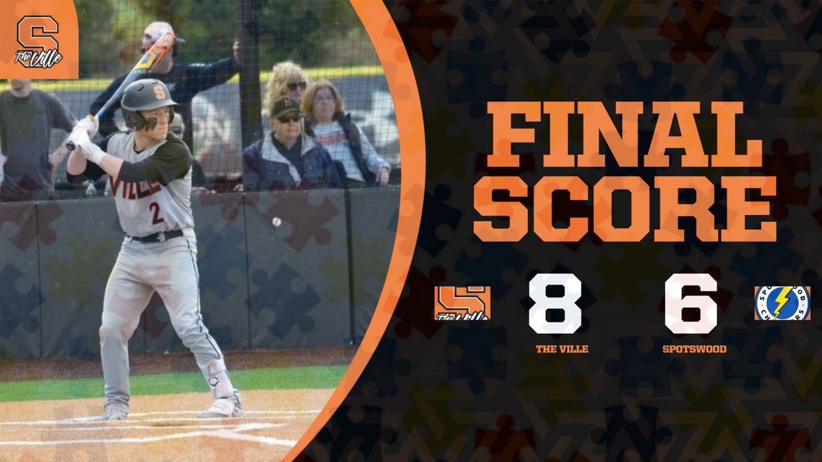 FINAL- Somerville 8 Spotswood 6
 
Offensive Leaders: 
Justin Snow- 2-4, R, RBI, 
Robby Wright- 1-2, R, 2 RBI, 2 BB, SB
Owen Melchione- 1-2, 2R, RBI, BB, 2 SB

Pitching Leaders 
Luca Aceto- 4 IP, 4 K
CJ Banos- W (1-0) 1. 2 IP, 1 K
Chase Koplitz- SV0 1.1, 1 K
