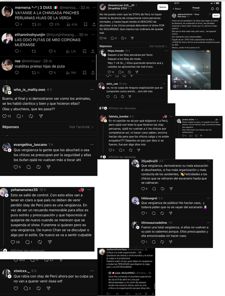 #PeruSTAYDeserveRespect
Aquí unos cuantos comentarios racistas, xenófobos, misóginos, clasistas y desinformados contra STAYs peruanas tras el concierto de Stray Kids en Lima