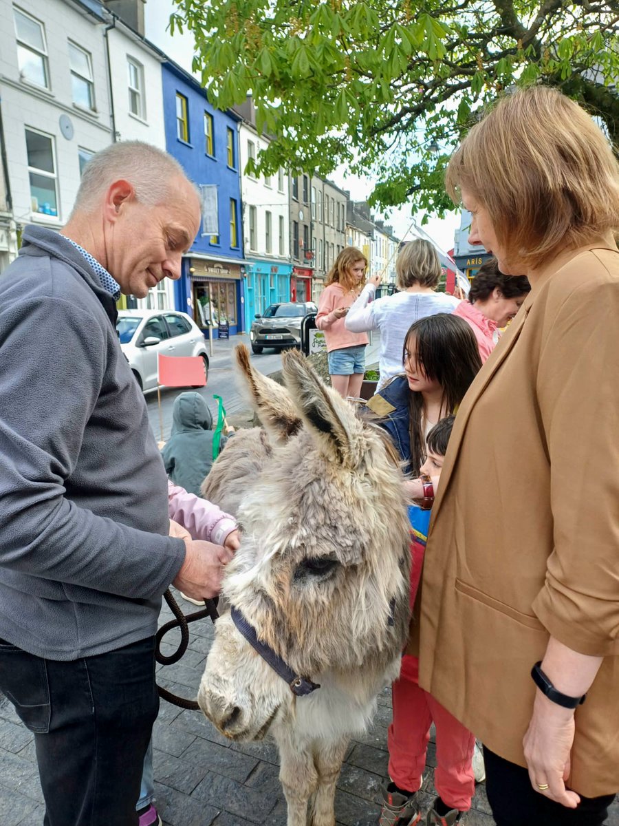 Palm Sunday Procession this morning in #Clonakilty with Nessie