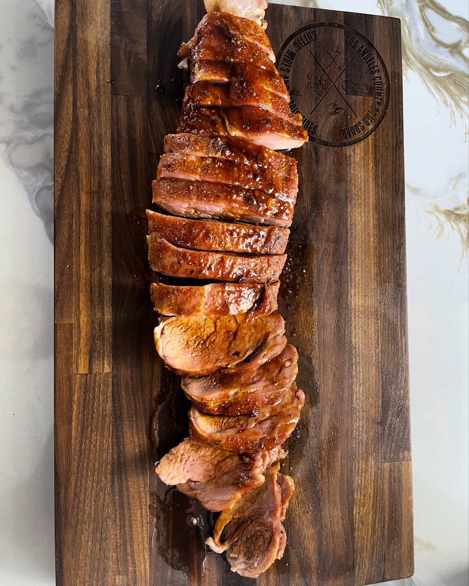 RedWireBBQ's tweet photo. Pork tenderloin before heading to work https://t.co/U5zf9KXdcN