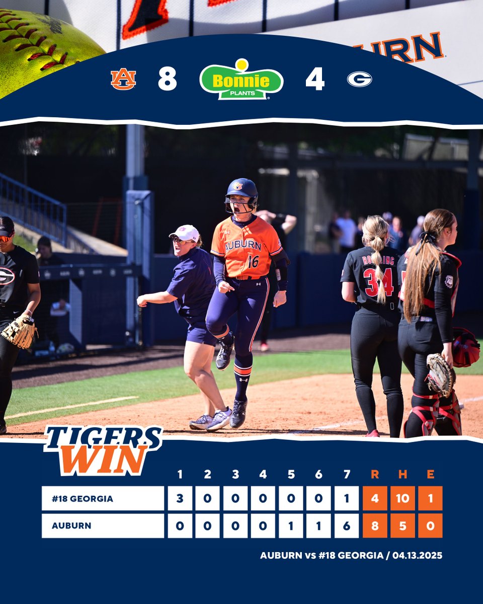 Bulldogs hate to see her coming 😏

#WarEagle