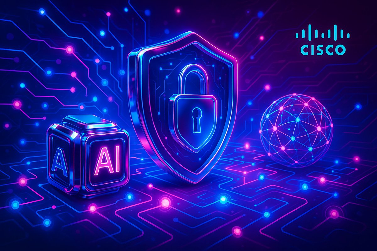 NSIguy's tweet image. Cisco's AI Defense integrates advanced algorithmic validation and real-time guardrails to proactively secure enterprise AI applications against evolving threats.​ hubs.ly/Q03h3xL60 #CiscoAI #AIDefense #ShadowAI #LLMSecurity #AIValidation #CyberSecurity #AICompliance