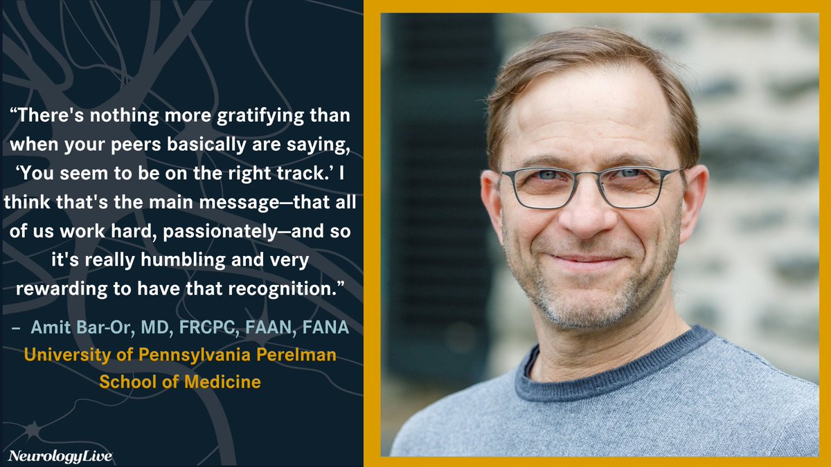 NeurologyLive® (@neurology_live) on Twitter photo At the 2025 #AANAM, John Dystel Prize recipient Amit Bar-Or, MD, FRCPC, FAAN, FANA, of <a href="/Penn/">Penn</a>, discussed evolving insights into the cellular immunology of #MS. <a href="/mssociety/">National MS Society</a> <a href="/PennMedicine/">Penn Medicine</a> <a href="/PennNeurology/">University of Pennsylvania Neurology</a> <a href="/AANmember/">American Academy of Neurology</a>
hubs.li/Q03gPn3v0 At the 2025 #AANAM, John Dystel Prize recipient Amit Bar-Or, MD, FRCPC, FAAN, FANA, of <a href="/Penn/">Penn</a>, discussed evolving insights into the cellular immunology of #MS. <a href="/mssociety/">National MS Society</a> <a href="/PennMedicine/">Penn Medicine</a> <a href="/PennNeurology/">University of Pennsylvania Neurology</a> <a href="/AANmember/">American Academy of Neurology</a>
hubs.li/Q03gPn3v0