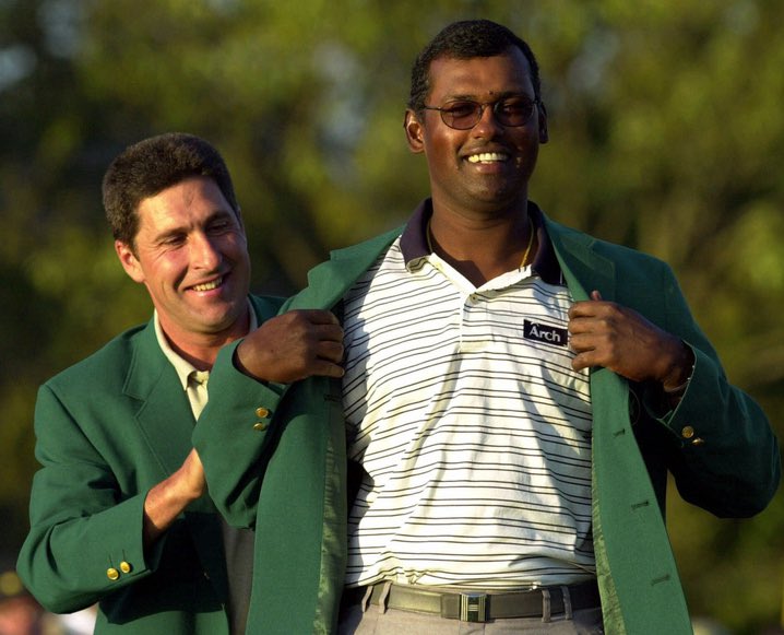 Call me the 2000 masters champion the way I make that Vijay Singh!!