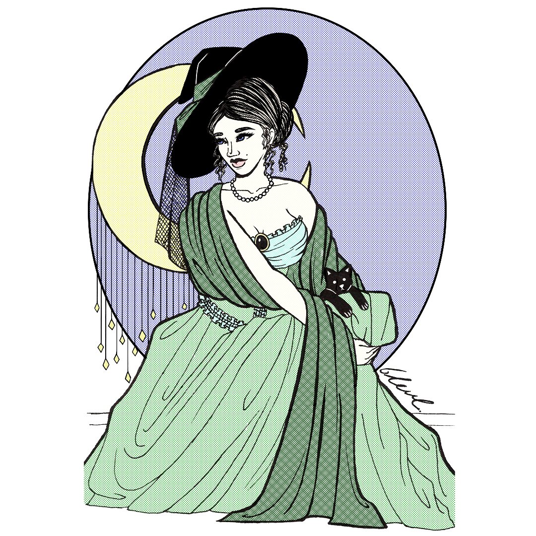 beillus's tweet image. Throwback to Inktober 2018. Probably one of my favorites of that year.

#throwback #Inktober2018 #witch