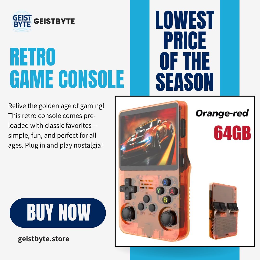 geistbytestore's tweet photo. SELLING FAST, GET THIS RETRO GAMING DEVICE BEFORE THEY SELL OUT ‼️ https://t.co/nUvRQjN6iF ‼️
•
•
•
•
•
 #gaming #shop #onlinestore #online #trending #gamer #store #sales https://t.co/EH95aH9mT9