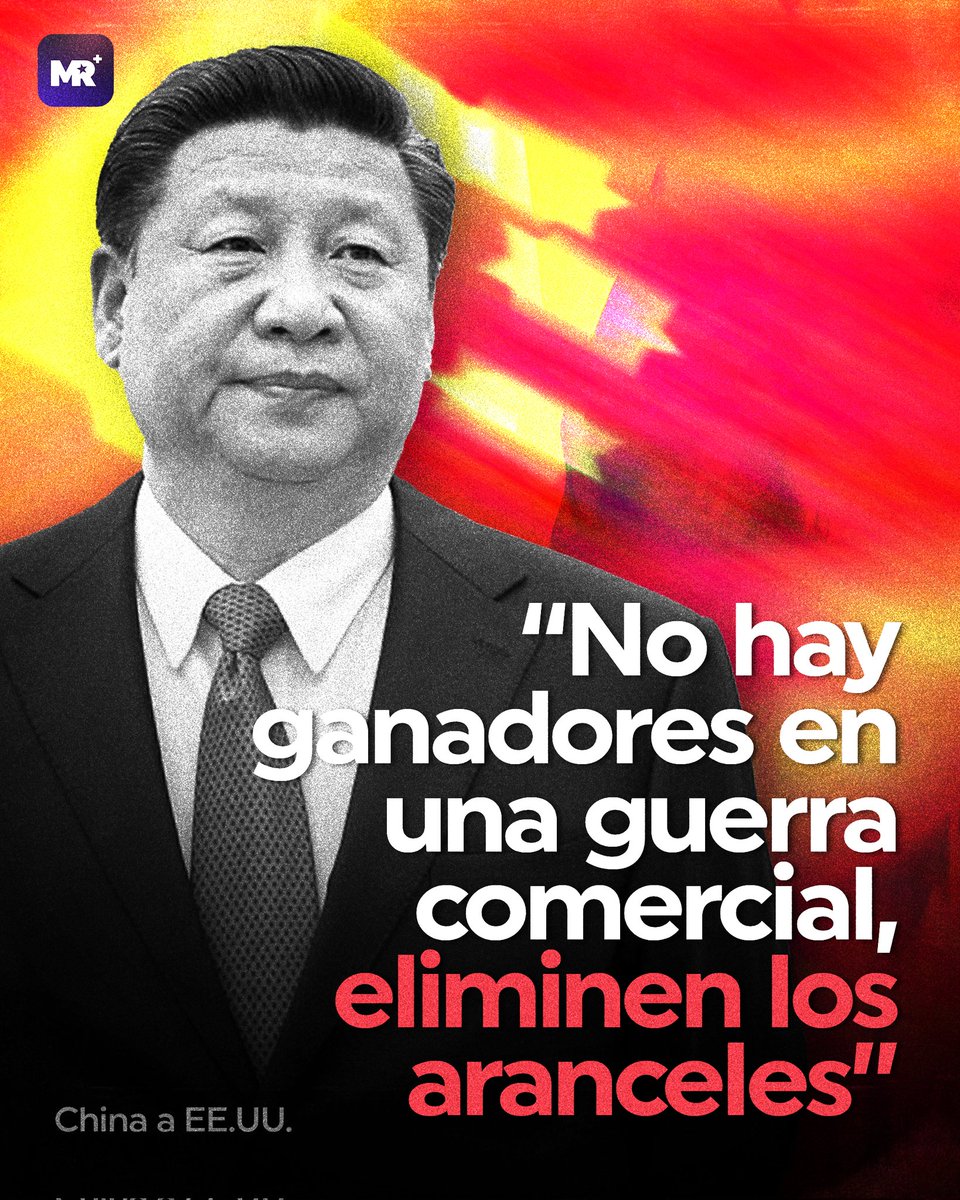 El Ministerio de Comercio de #China instó este domingo a #EstadosUnidos a cancelar por completo los aranceles recíprocos impuestos en el contexto de la actual guerra comercial ⚖️.