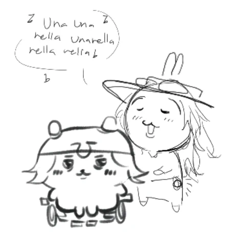 steel ball run but as chiikawa drawn wid SALTY SAMA!!!! 