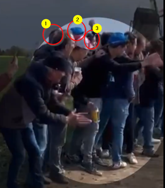 StiCoco's tweet photo. @oiram3x3 @sporza_koers 3 is degene die je bedoelt, lijkt te ver te staan. Denk eerder nr 1 of evt. 2. https://t.co/BMFav9hTsN