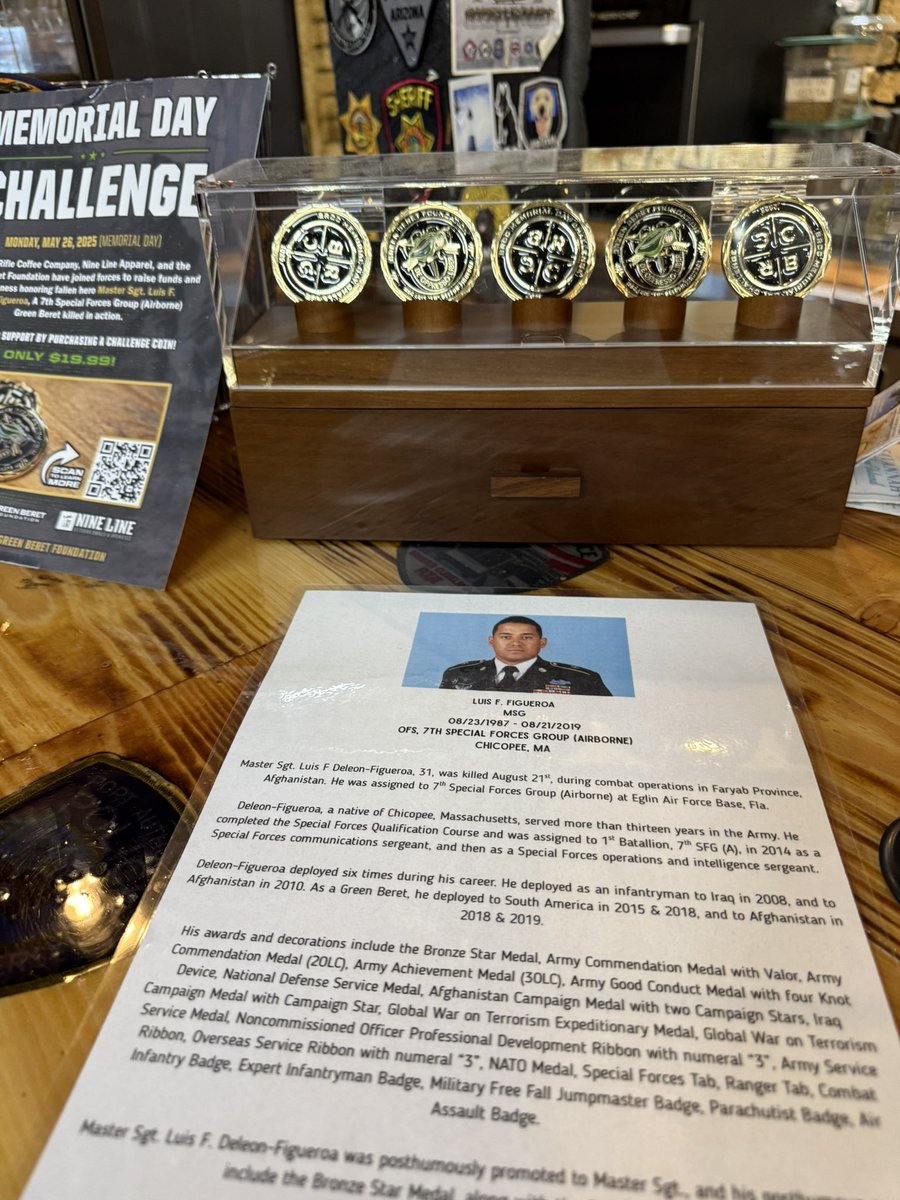 Was great to visit the Savannah location <a href="/blckriflecoffee/">Black Rifle Coffee</a>. Pure motivation. Great job with the Memorial Day challenge coin as well. Added to my collection. Rah! S/F 🇺🇸
