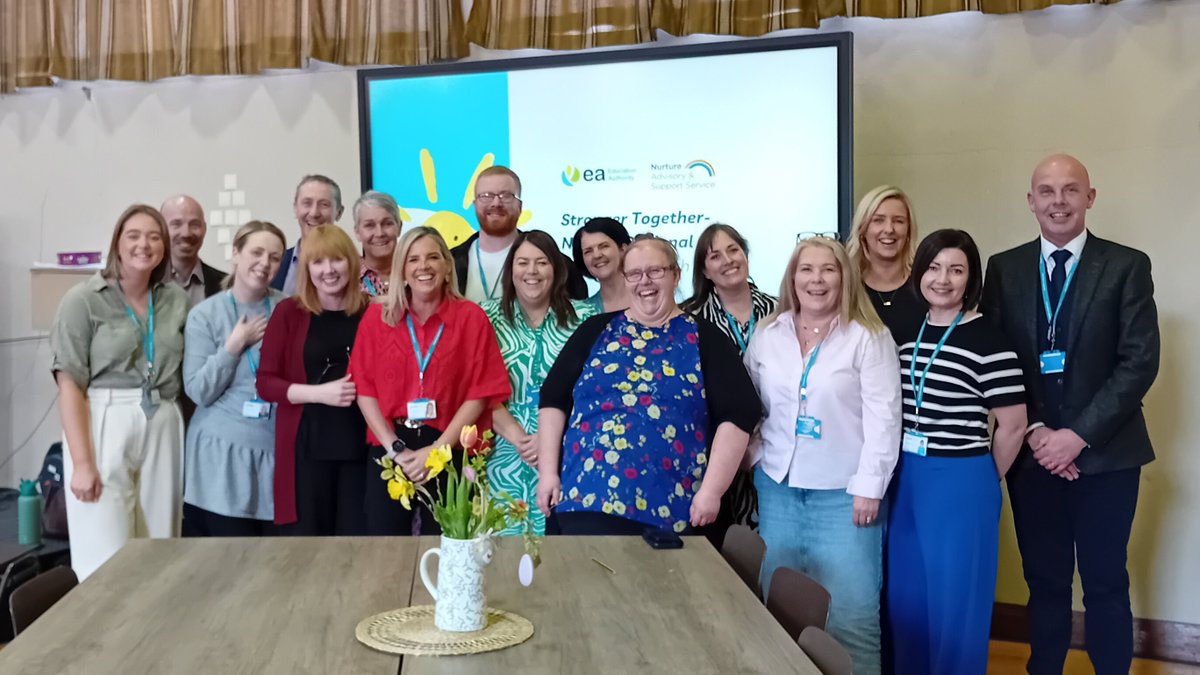 Last week the Education Authority’s Nurture Advisory &amp; Support Service hosted the ‘Stronger Together’ Regional Cluster with the 62 Department of Education funded Nurture Groups focusing on relationships, support, and interventions.

A huge thank you to all school staff who