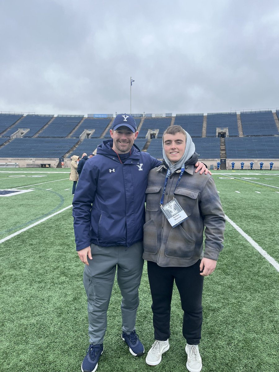 Kellen Murray (@kellenmurr) on Twitter photo Had a great time at Yale. Amazing energy and atmosphere. Excited to come back soon. <a href="/ChrisBergeski/">Chris Bergeski</a> <a href="/CoachRenoYale/">Tony Reno</a> <a href="/RFH_Football/">Rumson-Fair Haven Football</a> <a href="/mjfrecruits/">MJF Football Recruiting</a> Had a great time at Yale. Amazing energy and atmosphere. Excited to come back soon. <a href="/ChrisBergeski/">Chris Bergeski</a> <a href="/CoachRenoYale/">Tony Reno</a> <a href="/RFH_Football/">Rumson-Fair Haven Football</a> <a href="/mjfrecruits/">MJF Football Recruiting</a>