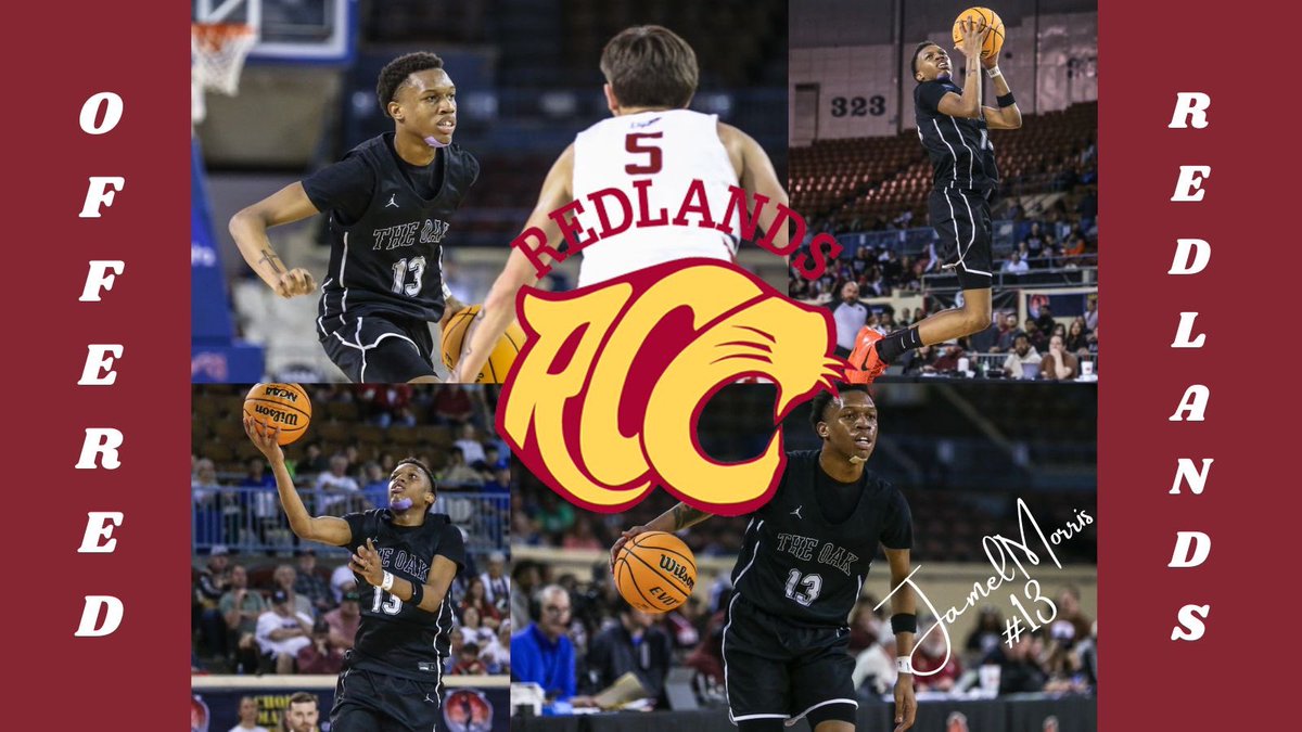 Jamel Morris (@melwittdashifts) on Twitter photo I am blessed to say I have received my first Official Offer from @Redlands
<a href="/SouthernTiesAAU/">Southern Ties Basketball</a>
<a href="/TeamFAE_Us/">Southern Ties 17U NXT</a>
<a href="/G_4vision/">Chad Gouldsby</a>
<a href="/CoachJohnRoby/">Coach John Roby</a> <a href="/CoachBerokoff/">Coach Berokoff</a> <a href="/DrewWhitmire405/">Drew Whitmire</a> <a href="/CoachWhiteII/">John White</a> <a href="/HeavenlyGifted/">Toddral โCoach Tyโ Bates</a>
<a href="/CrookedOakBBall/">Crooked Oak Basketball</a>
<a href="/wesley__1k/">Wes Lashโผ</a> I am blessed to say I have received my first Official Offer from @Redlands
<a href="/SouthernTiesAAU/">Southern Ties Basketball</a>
<a href="/TeamFAE_Us/">Southern Ties 17U NXT</a>
<a href="/G_4vision/">Chad Gouldsby</a>
<a href="/CoachJohnRoby/">Coach John Roby</a> <a href="/CoachBerokoff/">Coach Berokoff</a> <a href="/DrewWhitmire405/">Drew Whitmire</a> <a href="/CoachWhiteII/">John White</a> <a href="/HeavenlyGifted/">Toddral โCoach Tyโ Bates</a>
<a href="/CrookedOakBBall/">Crooked Oak Basketball</a>
<a href="/wesley__1k/">Wes Lashโผ</a>
