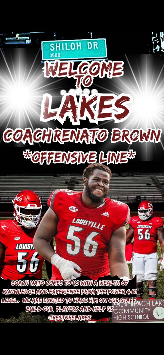 Glad to have a Oline Coach with power 4 starting experience!  Our offensive Line just got better!!
#ComeToLakes
#LakesOnTop
#RestoreLakes
<a href="/TMO__Coach/">Coach TMO</a>