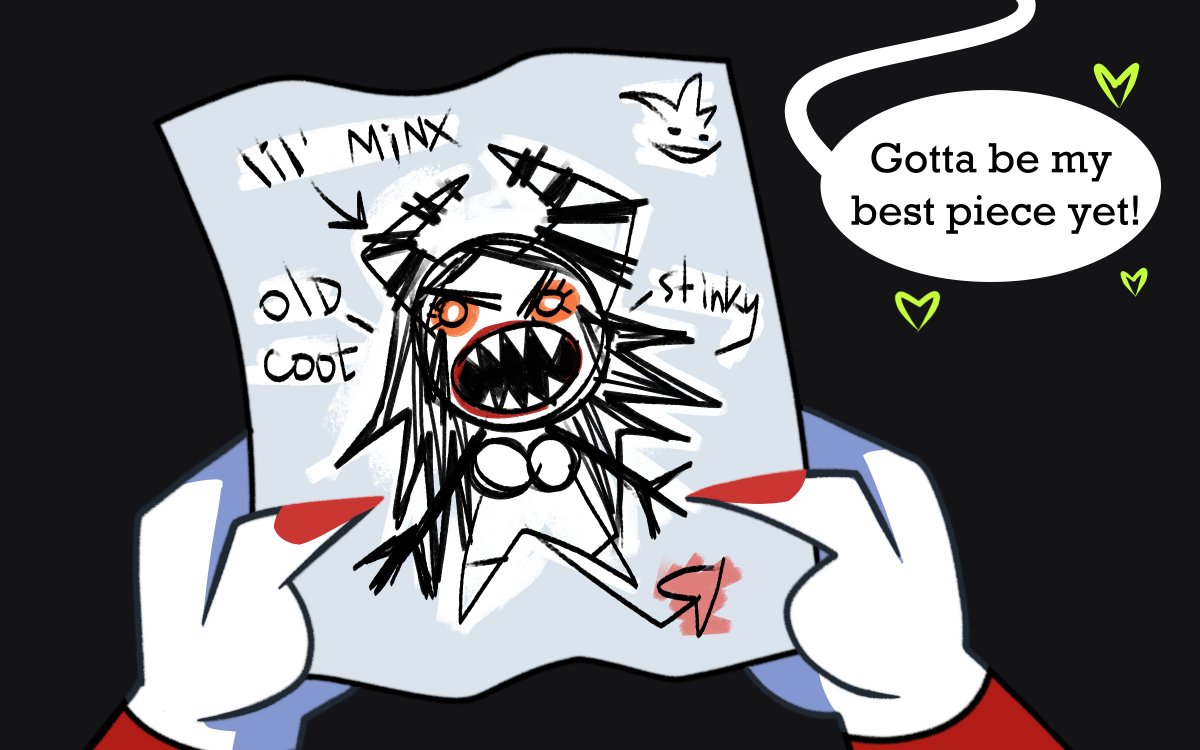 kurimustvalge's tweet photo. #HelluvaBoss #HelluvaBossMammon #Mammon #MammonWeek2025 #oc   

Day 7 - The Artist (free day) 
Who dreams the dreamer? Mammon got flattered by the amount of art dedicated to him and decided to showcase his artistic abilities as well!
🤡🎨💀 https://t.co/Xtxy19s8OJ