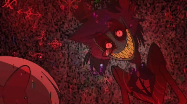 Mxkamillia's tweet photo. Alastor is a literal racist design against Haitians and practitioners of Vodou and there's still being official merch sold of him featuring symbols from Vodou without permission despite being criticized for it for years yet y'all choose to clutch pearls over an innocent redesign? https://t.co/spFguPMygH