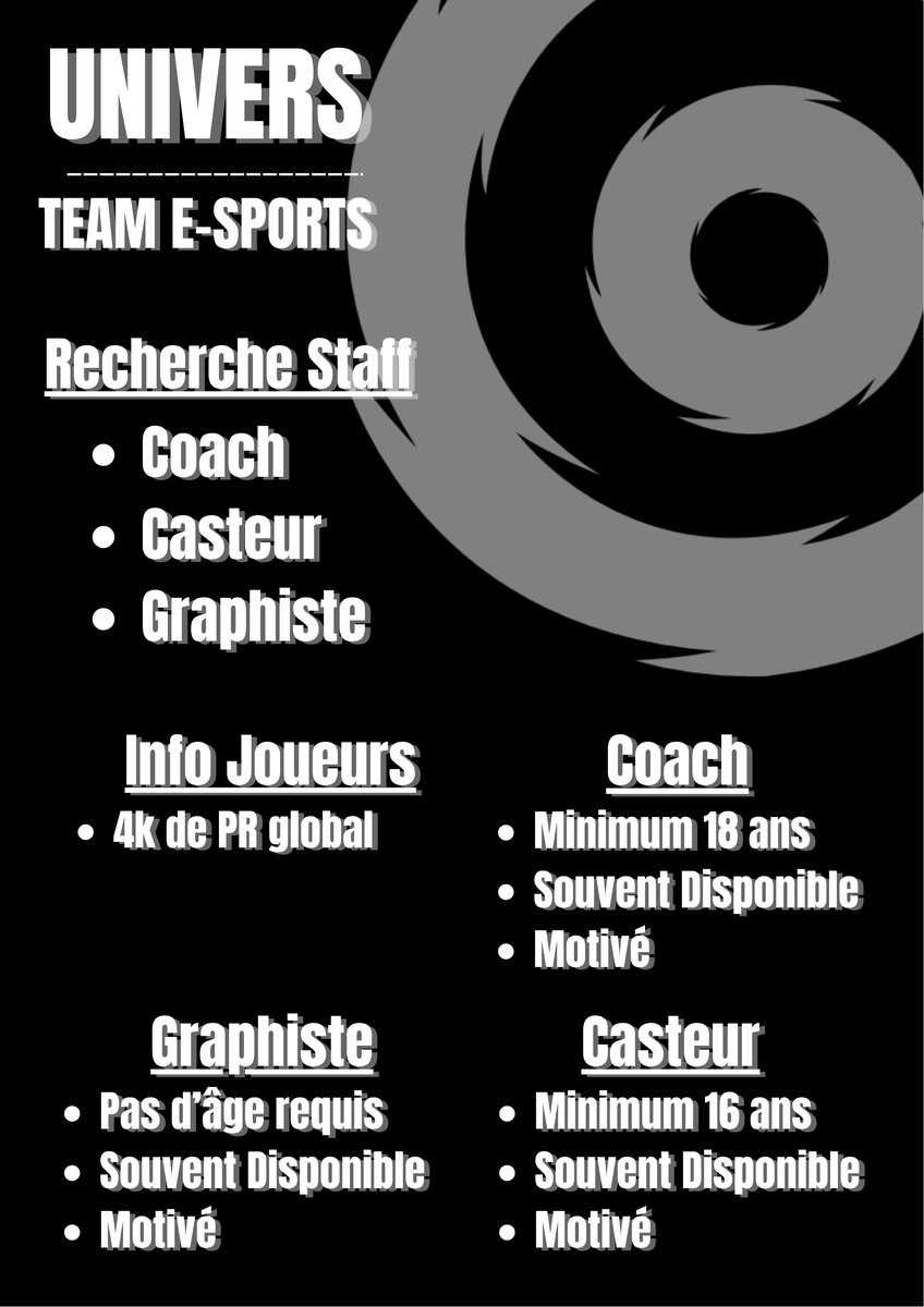 Univers_Euxine's tweet photo. Univers recherche staff Fortnite. https://t.co/qX0NERzJDa