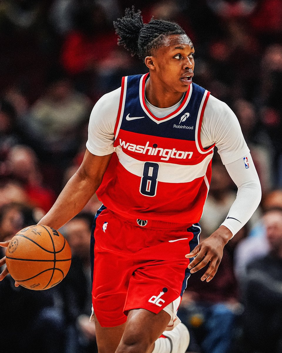 Bub Carrington today became the first Wizards rookie to appear in all 82 games in a season since 1981-82 👏

...AND hit the game-winner to cap it off!